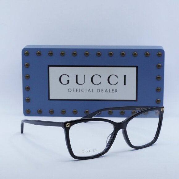 Final Price! Gucci GG0025O 001 Black Eyeglasses - Picture 5 of 10